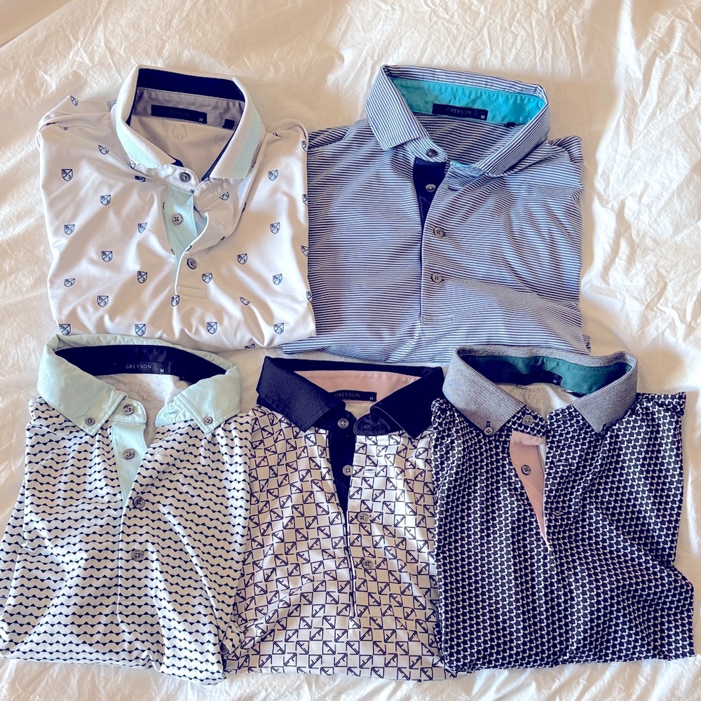 Men's Greyson Polo Shirt Collection M